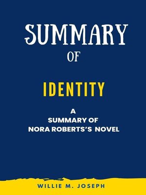 cover image of Summary of Identity by Nora Roberts